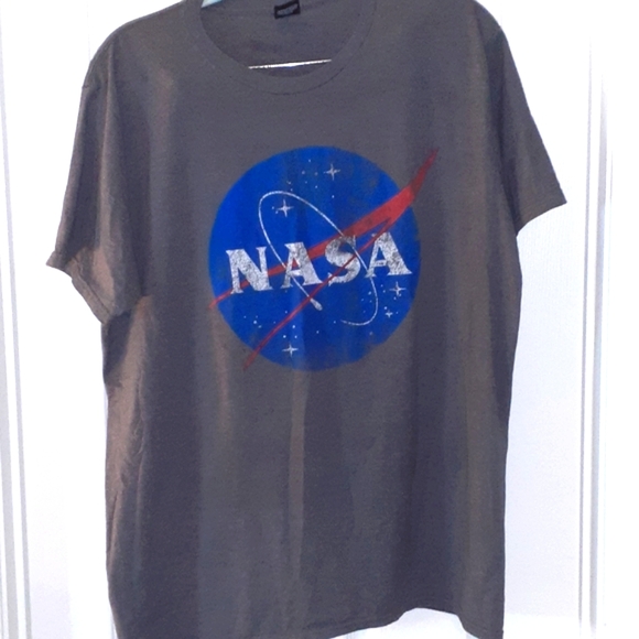 Hanes Nano Other - Mens NASA T-Shirt XL Gray